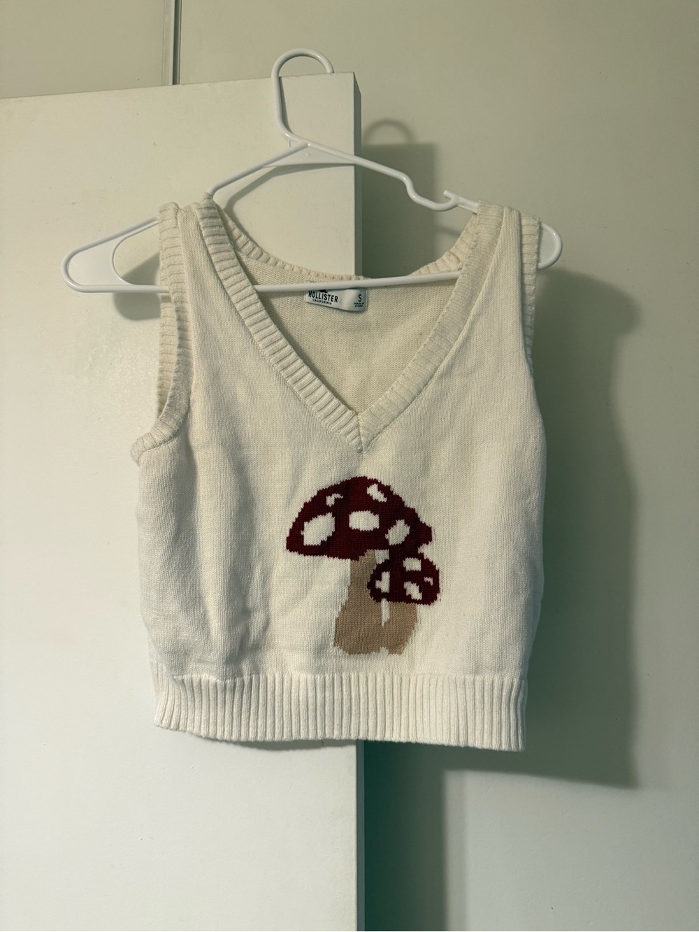 Hollister Mushroom crop vest